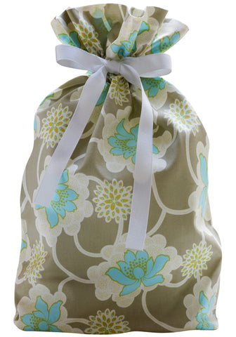 zen blossoms cloth gift bag