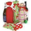 holiday wine bag set