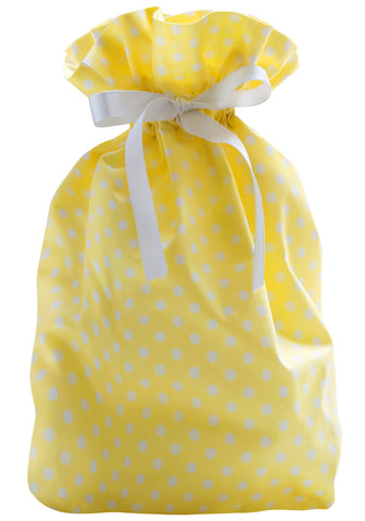 dottie mini pale yellow cloth gift bag