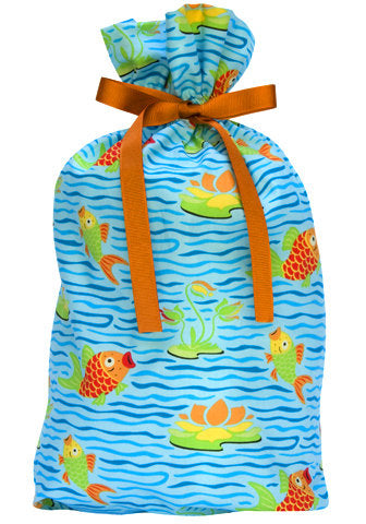 fish fancy cloth gift bag