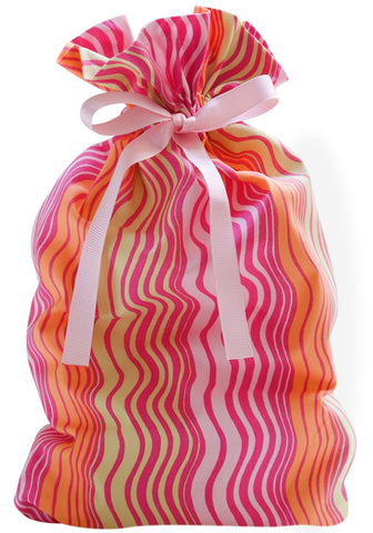 ripple stripe cloth gift bag