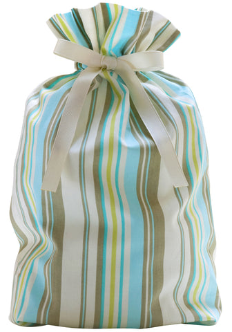 seaside stripe cloth gift bag
